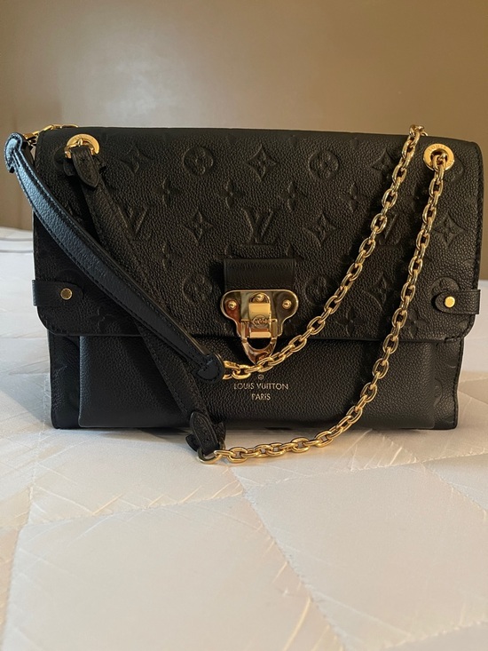 Louis Vuitton Handbags - Louis Vuitton Black Monogram Gold-Chain Shoulder Bag